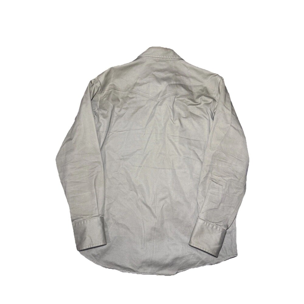 Vintage Carhartt Western Pearl Snap Button Up Shirt Rugged Outdoor Wear Medium - Picture 6 of 6